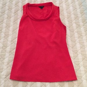 Banana Republic coral sleeveless blouse